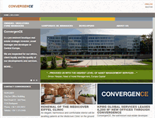 Tablet Screenshot of convergen-ce.com